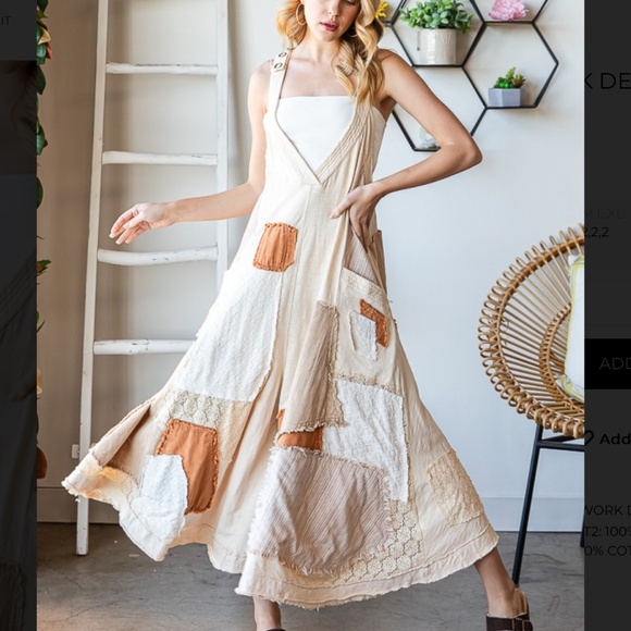 $129 STARTS #154 Oli and Hali One of a Kind Patchwork Jumpsuit  Romper SR2 - Picture 2 of 8